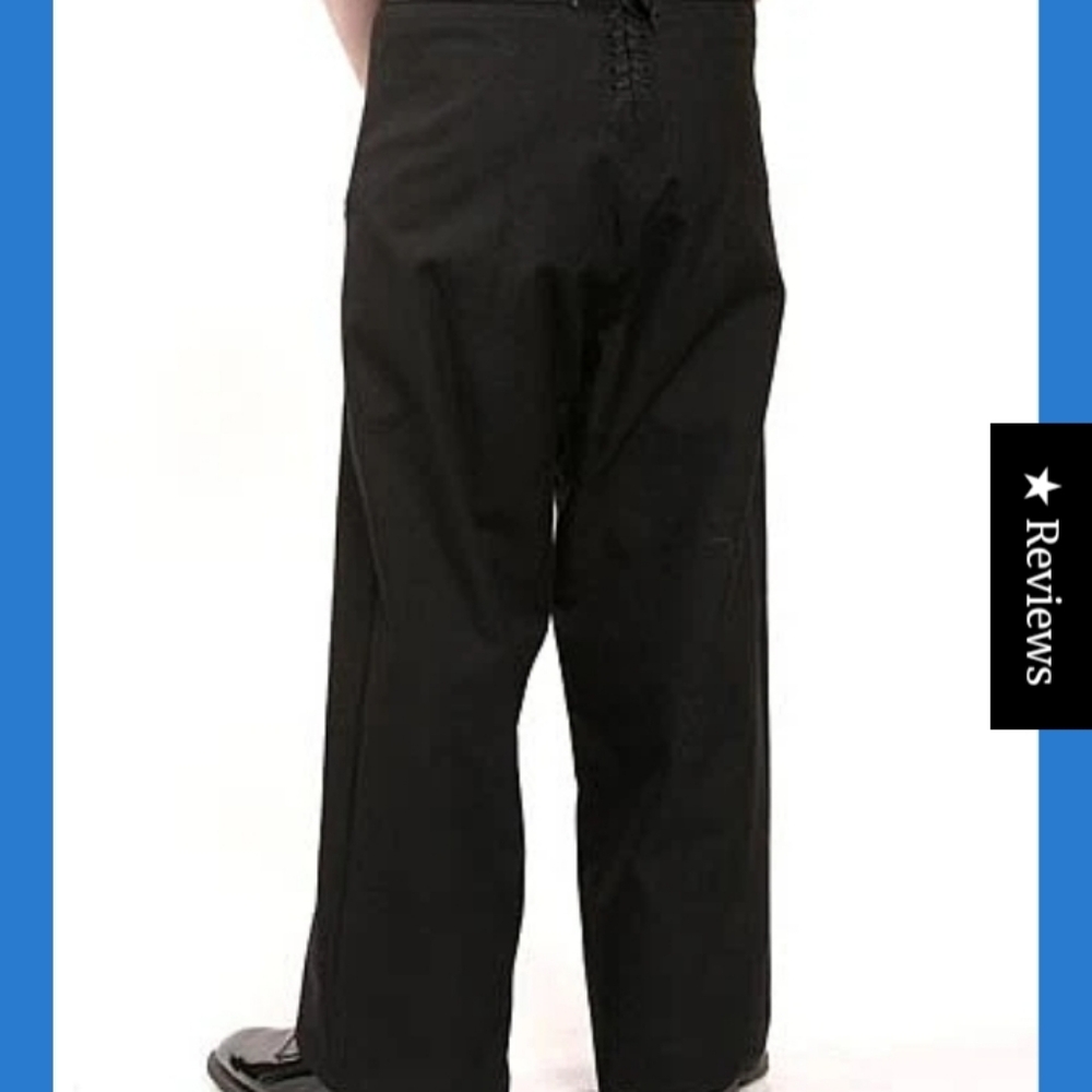 Official U.S. Navy Issued 13-Button Wool Slacks. 36 Waist 32 Inseam - Picture 7 of 11